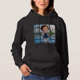 Personalized Paddle/Pickleball Caricature Hoodie
