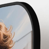 Personalized Paddle/Pickleball Star Caricature Pickleball Schläger (Linke Seite)