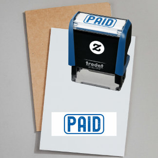 Personalized Paid Business  Permastempel