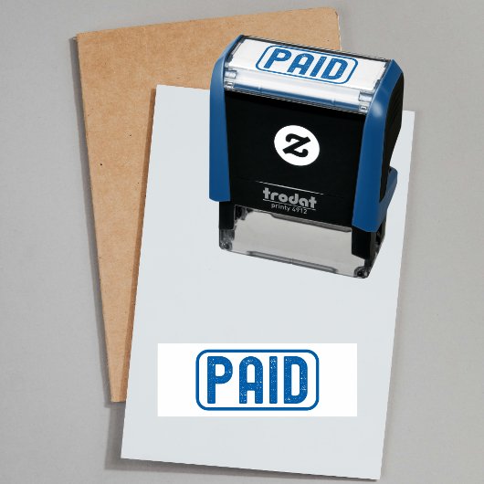 Personalized Paid Business  Permastempel