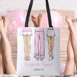 Personalized Pajama Party Trendy Sleepover Favor Tasche