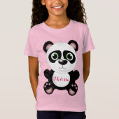Personalized Panda T-Shirt (Vorderseite)