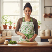 Personalized Pandan Leaf Apron  Schürze