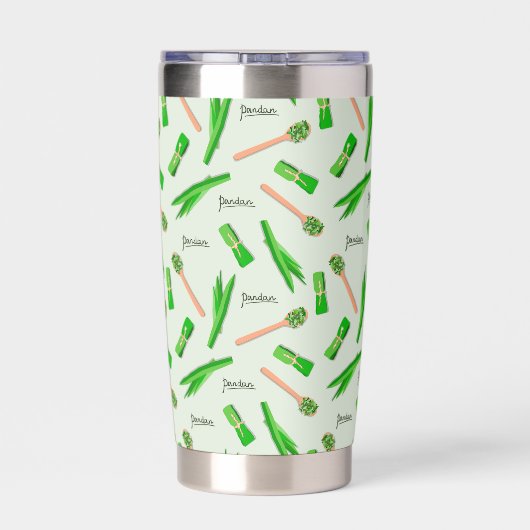 Personalized Pandan Leaf  Thermobecher (Rückseite)