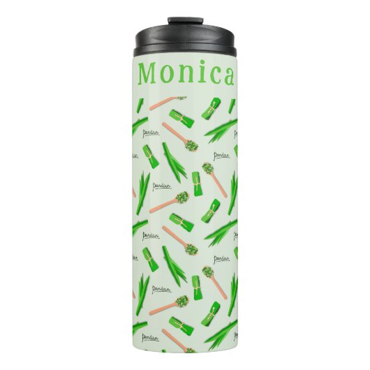 Personalized Pandan Leaf Thermosbecher (Vorderseite)