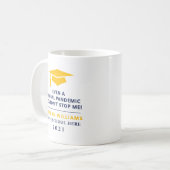 Personalized Pandemic - Graduate Class of 2021 Mug Kaffeetasse (Vorderseite Links)