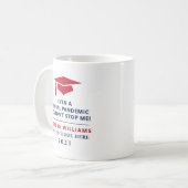 Personalized Pandemic - Graduate Class of 2021 Mug Kaffeetasse (Vorderseite Links)