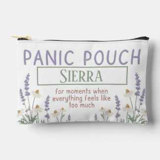 Personalized Panic Pouch Makeup Bag Calm Kit Zubehörtasche