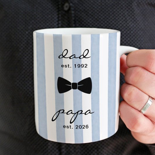 Personalized Papa Grandpa Mug Gift Kaffeetasse