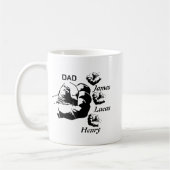 Personalized Papa mug, Custom Fathers Day mug Kaffeetasse (Links)