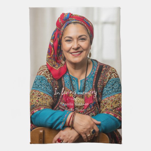 Personalized parastas geschirrtuch (Vertikal)