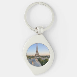 Personalized Paris City Skyline Souvenir  Schlüsselanhänger