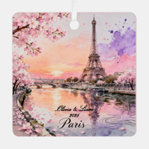 Personalized Paris Couple’s Keepsake