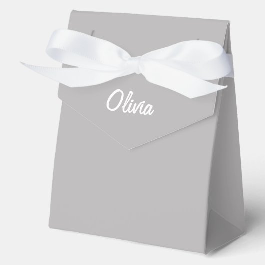Personalized  Party Box Gift Bag Favour neutral Geschenkschachtel (Vorderseite)