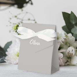 Personalized  Party Box Gift Bag Favour neutral Geschenkschachtel