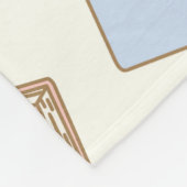 Personalized Pastel Bookish Aesthetic Pattern Fleecedecke (Ecke)