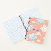 Personalized Pastel Cloud Dreamscape  Notizblock (Innenseite)