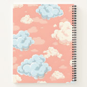Personalized Pastel Cloud Dreamscape  Notizblock (Rückseite)