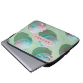 Personalized Pastel Cotton Candy Dream Aesthetic Laptopschutzhülle (Vorne Knopf)