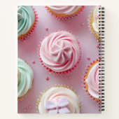 Personalized Pastel Cupcake Swirl Notizblock (Rückseite)