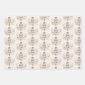 Personalized Pastel Nutcracker Christmas Geschenkpapier Set (Vorderseite)