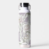 Personalized Pastel Peony Lavender  Trinkflasche (Vorne)