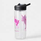 Personalized Pastel Pink Chihuahua Water Bottle Trinkflasche (Links)