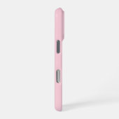 Personalized Pastel Pink iPhone Case with Custom Hülle (Rechte Seite)