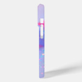 Personalized Pastel Pink Phone Case with Dog Photo (Rückseite / Links)