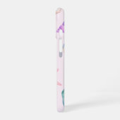 Personalized Pastel Seashell Coastal Custom Name iPhone 16 Hülle (Linke Seite)