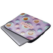 Personalized Pastel Tea Party Bliss Laptopschutzhülle (Vorne Knopf)