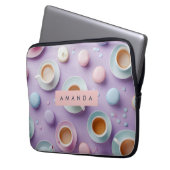 Personalized Pastel Tea Party Bliss Laptopschutzhülle (Vorderseite Links)