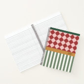 Personalized Pattern Notebook with Name Notizblock (Innenseite)