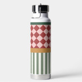 Personalized Pattern Water Bottle with Name Trinkflasche (rechts)