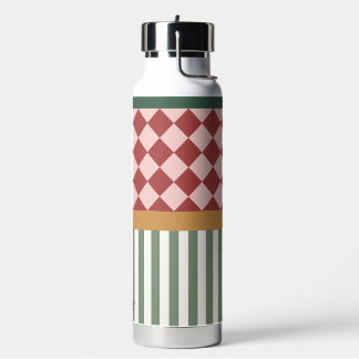 Personalized Pattern Water Bottle with Name Trinkflasche