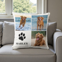 Personalized Paw Dog Lover Photo Collage Pet