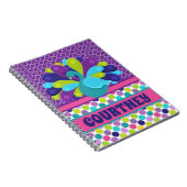 Personalized peacock Notebook and Journal Notizblock (Rechte Seite)