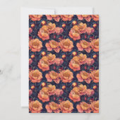 Personalized Peonies Charm 50Th Birthday Einladung (Rückseite)