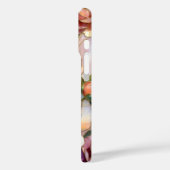 Personalized Peony Floral Phone Case Pink (Rückseite / Links)