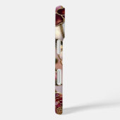 Personalized Peony Phone Case Blush Gold Floral (Rückseite / Rechts)