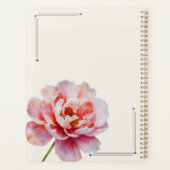 Personalized Peony Planner Aesthetic Weekly Floral Planer (Rückseite)