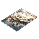 Personalized Peony Watercolor Bloom Art Notizblock (Linke Seite)