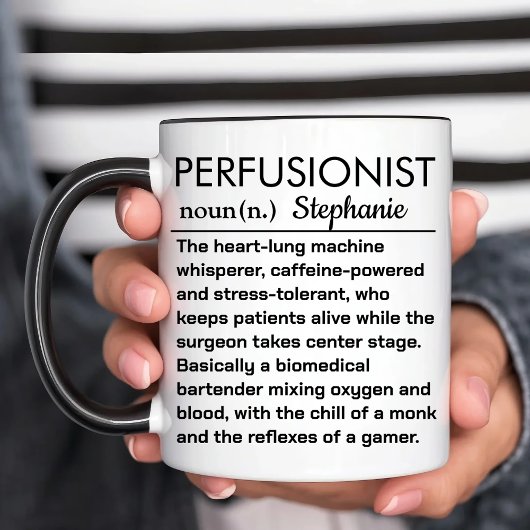 Personalized Perfusionist Definition Tasse