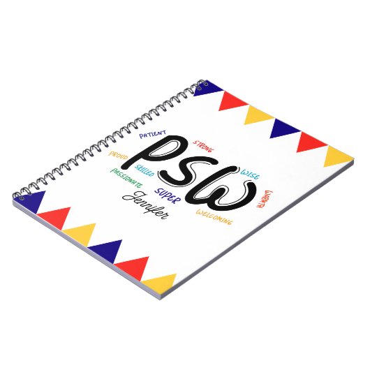 Personalized Personal Support Worker PSW  Notizblock (Linke Seite)