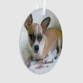 Personalized Pet Christmas Ornament (Vorderseite)