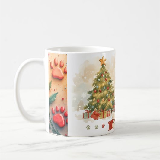 Personalized Pet Christmas Ornament – Custom Name Kaffeetasse (Links)