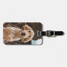 Personalized Pet Custom Photo And Text Gepäckanhänger