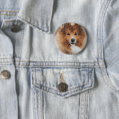 Personalized Pet Dog Lover Photo Button (Beispiel)