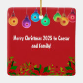 Personalized Pet Keramikornament (Rückseite)