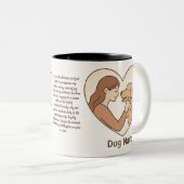 Personalized Pet Love Story Mug - Custom Bond Zweifarbige Tasse (VorderseiteRechts)